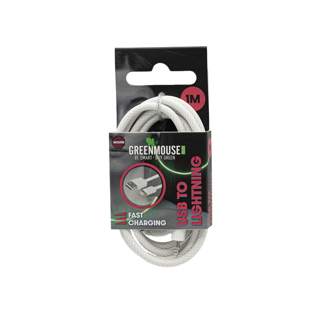 [66956801] Kabel GreenMouse USB A Lightning 1m blister