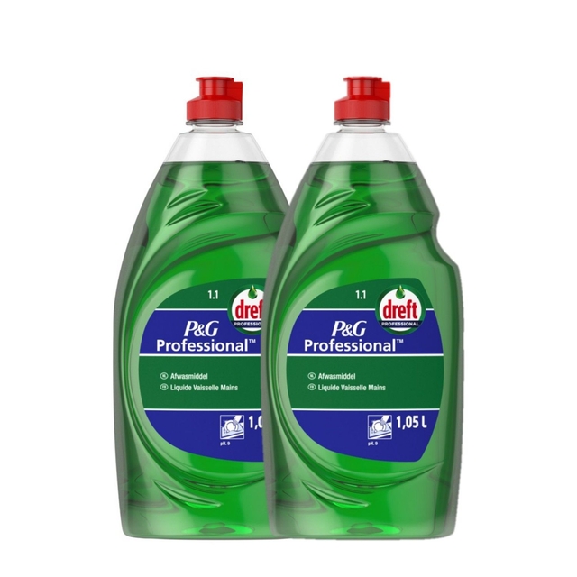 Afwasmiddel Dreft Professional 2 x 1.05 liter