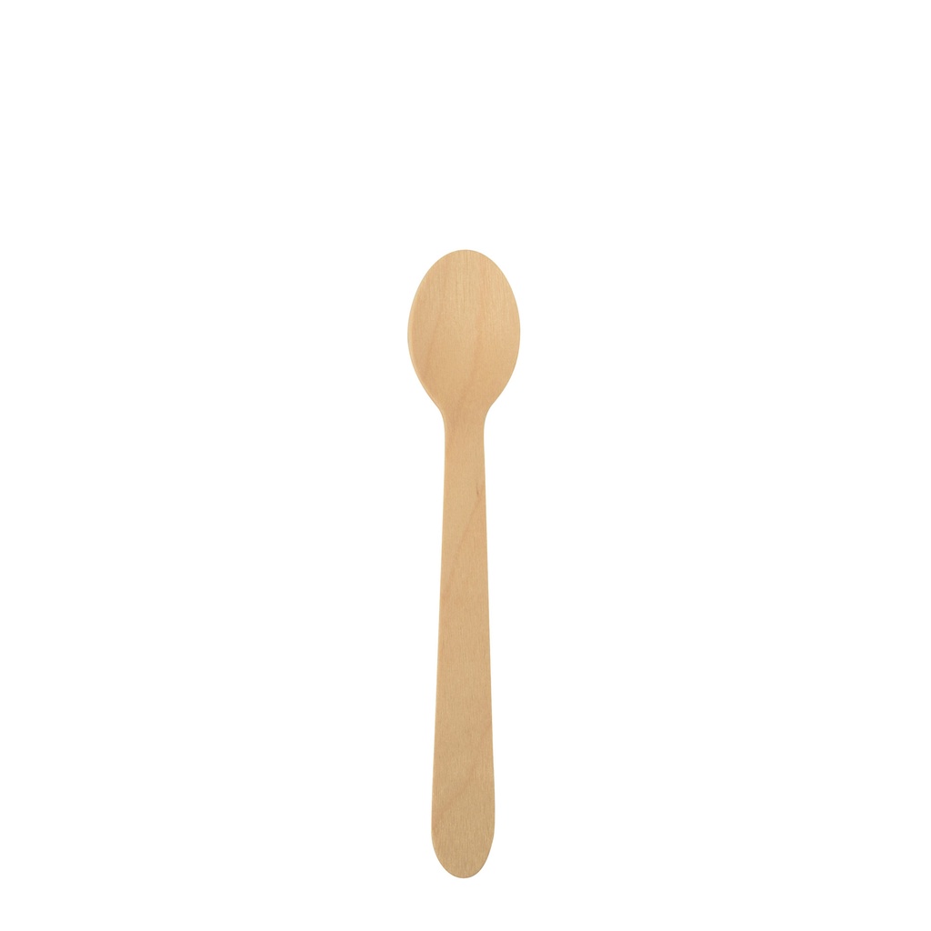 [P84841] Koffielepel Papstar 110mm hout