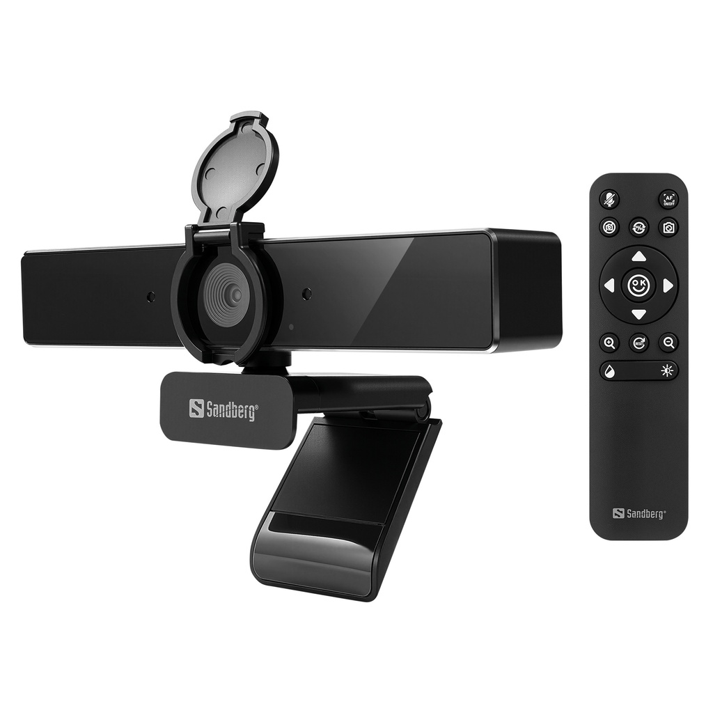 [134-45] Sandberg USB-C/A Webcam Pro Remote 4K