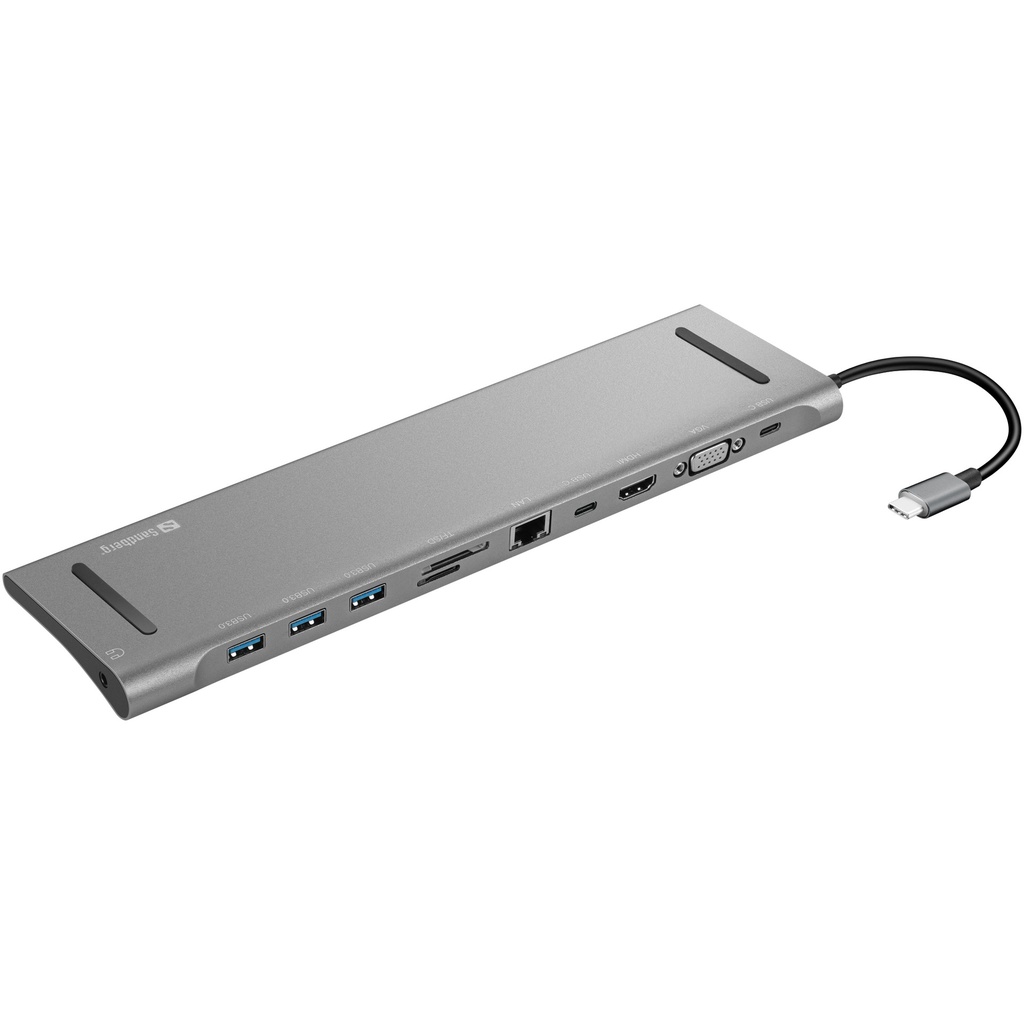 [136-31] Sandberg USB-C 10-in-1 Docking Station