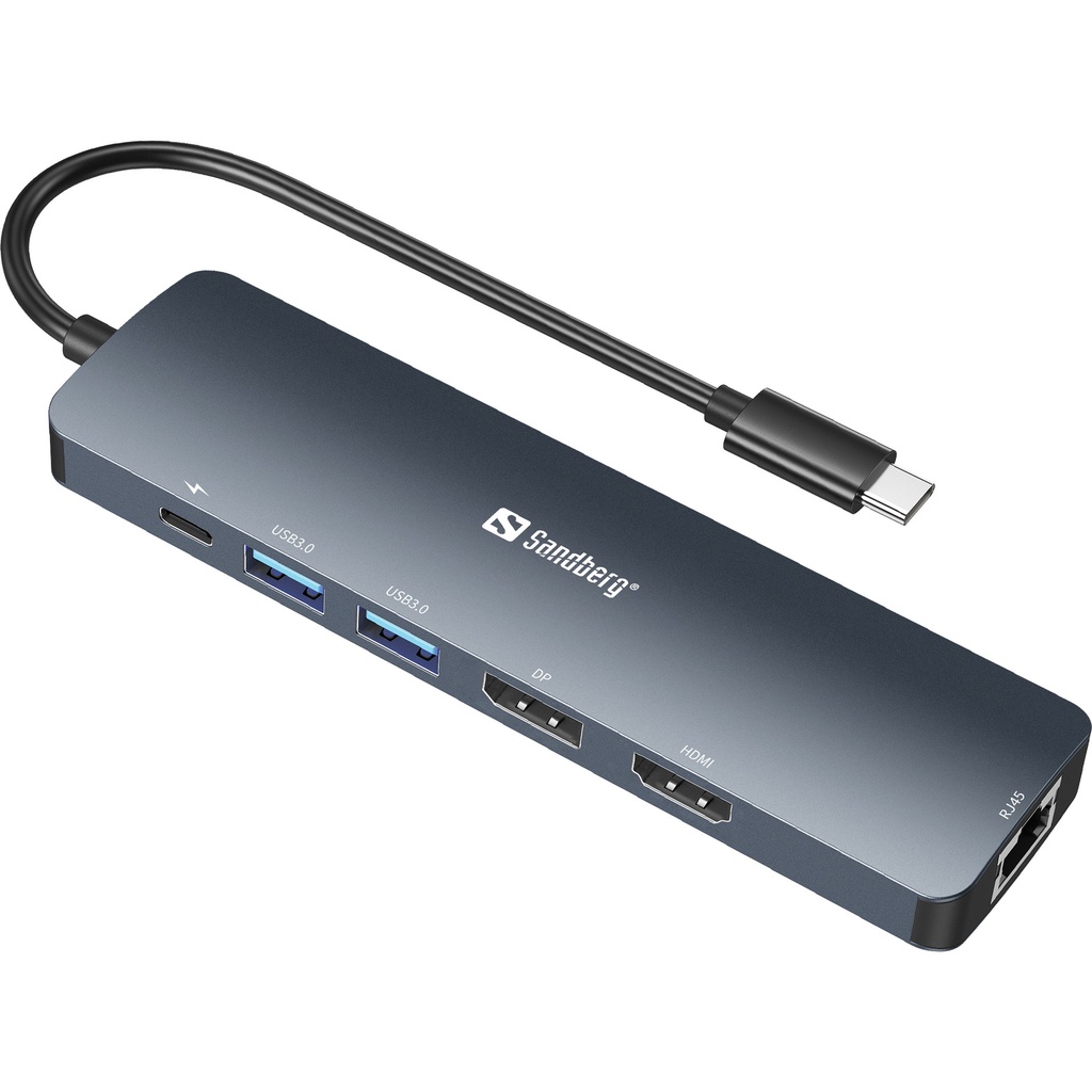 [136-43] Sandberg USB-C 8K Display Dock