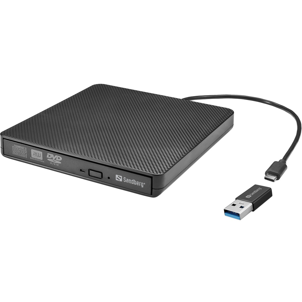 [136-62] Sandberg USB-C/A DVD Drive