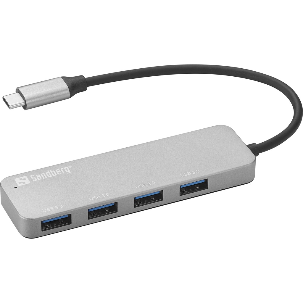[336-20] Sandberg USB-C to 4 x USB 3.0 Hub SAVER