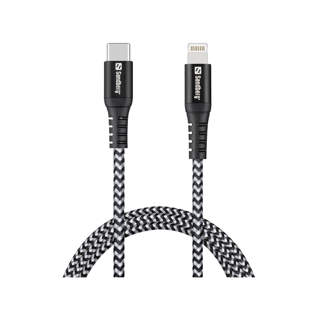 [441-55] Sandberg Survivor USB-C PD>Lightning 1M