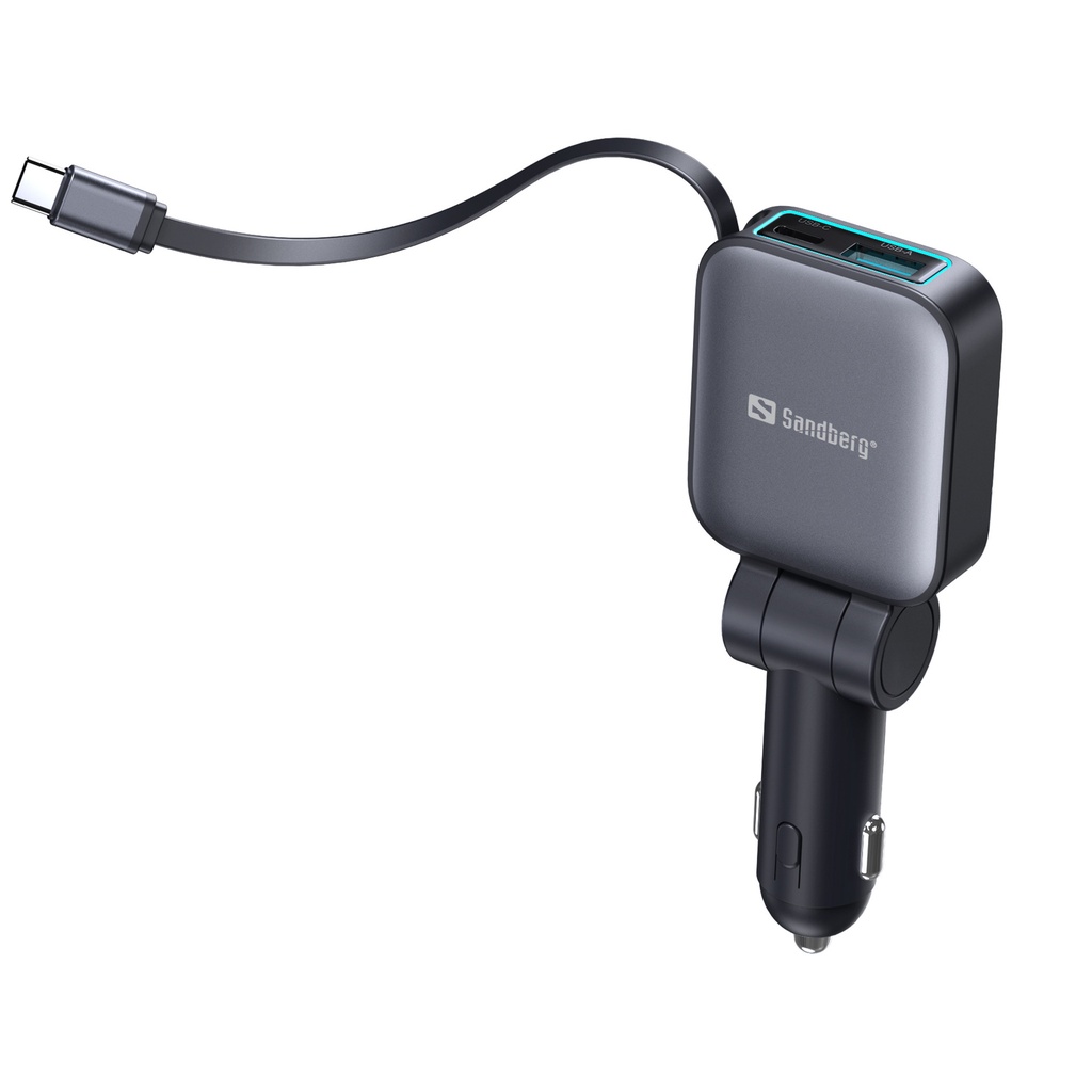 [441-82] Sandberg Car Charger 3in1 72W FlexCable