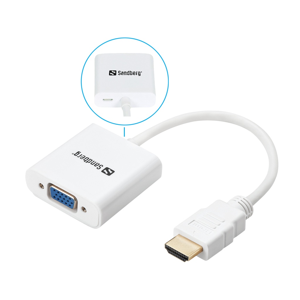 [508-69] Sandberg HDMI to VGA Converter
