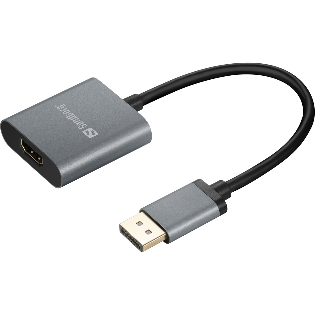 [509-19] Sandberg DisplayPort 1.4 to HDMI 2.0 4K Adapter