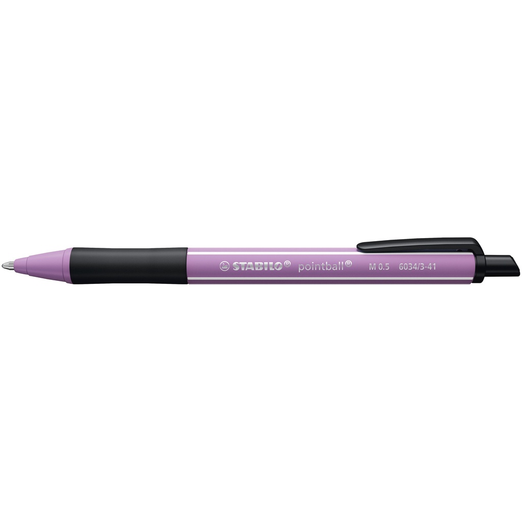 [6034/3-41] Balpen STABILO pointball Wildfl M grijsviolet
