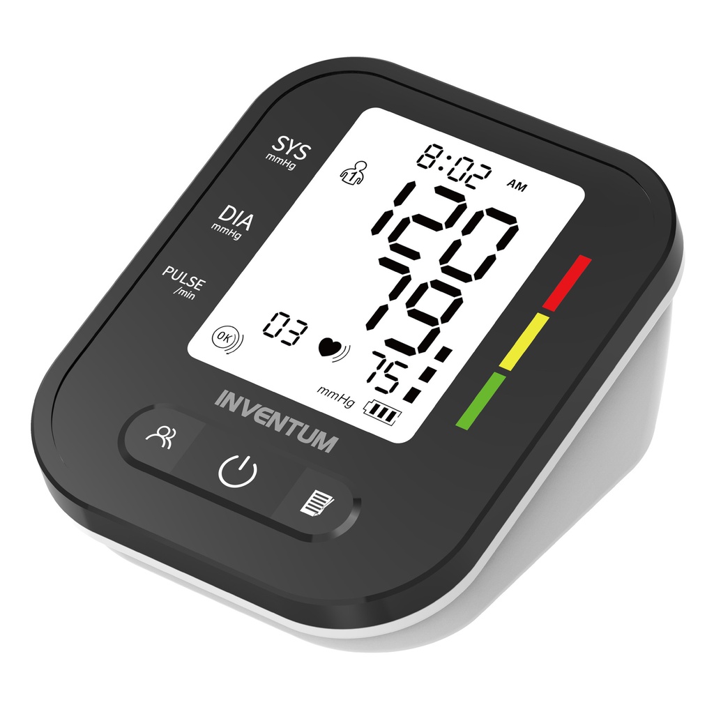 [BDA435] Bloeddrukmeter Inventum bovenarm 22-42cm zwart wit