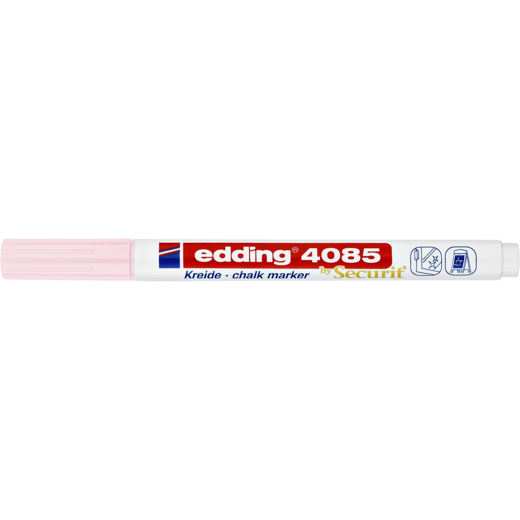 Krijtstift edding 4085 rond 1-2mm pastel roze