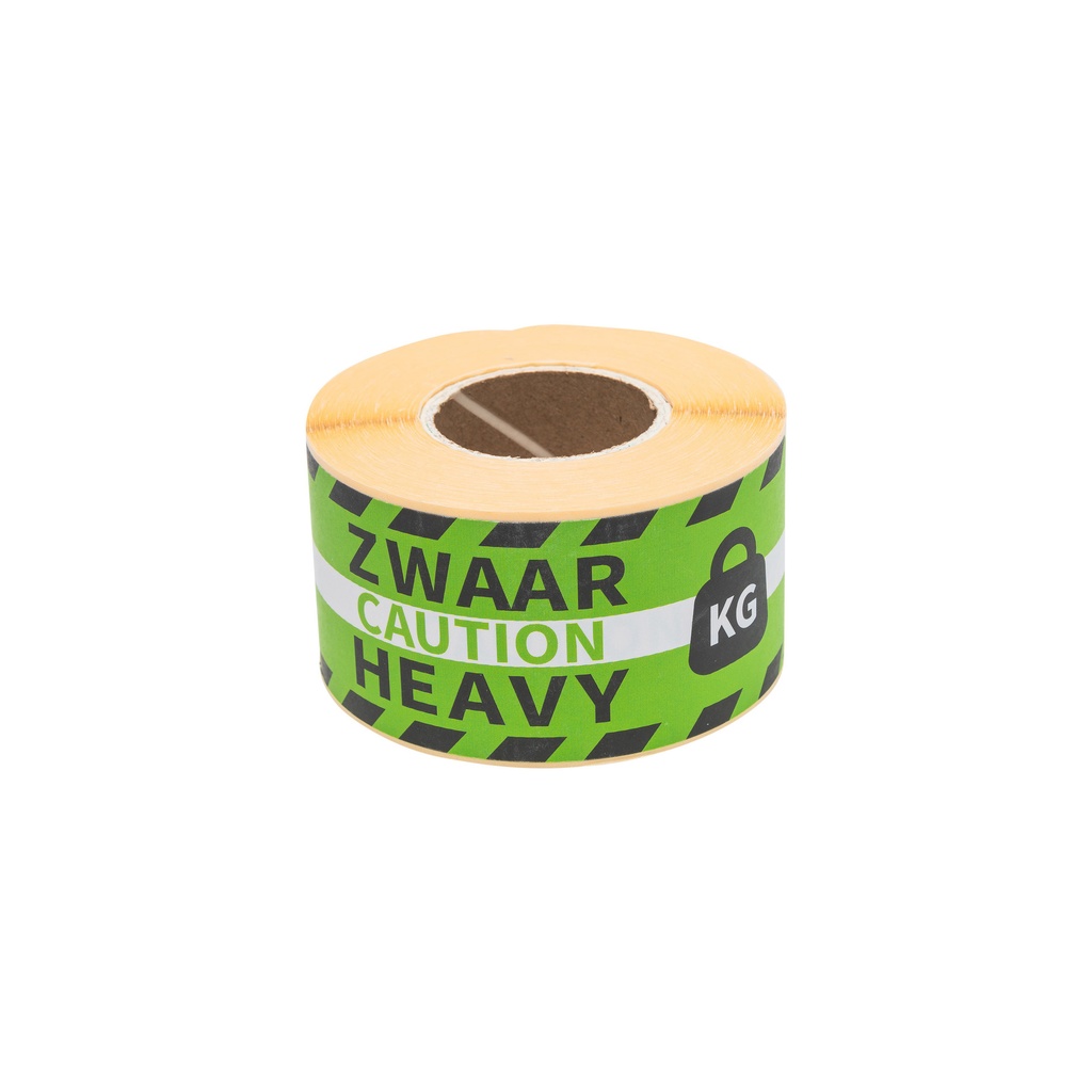 [1403440] Etiket Rillprint heavy groen