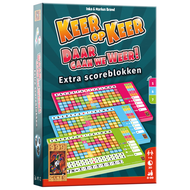 [1406269] Scoreblok Keer op Keer level 5 6 en 7