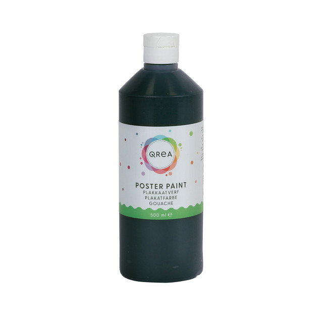 [1406683] Plakkaatverf Qrea zwart 500ml