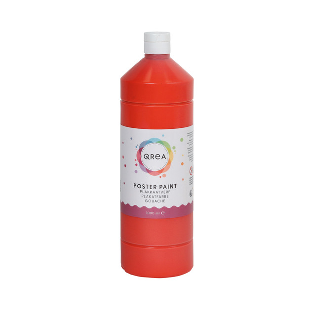 [1406695] Plakkaatverf Qrea lichtrood 1000ml