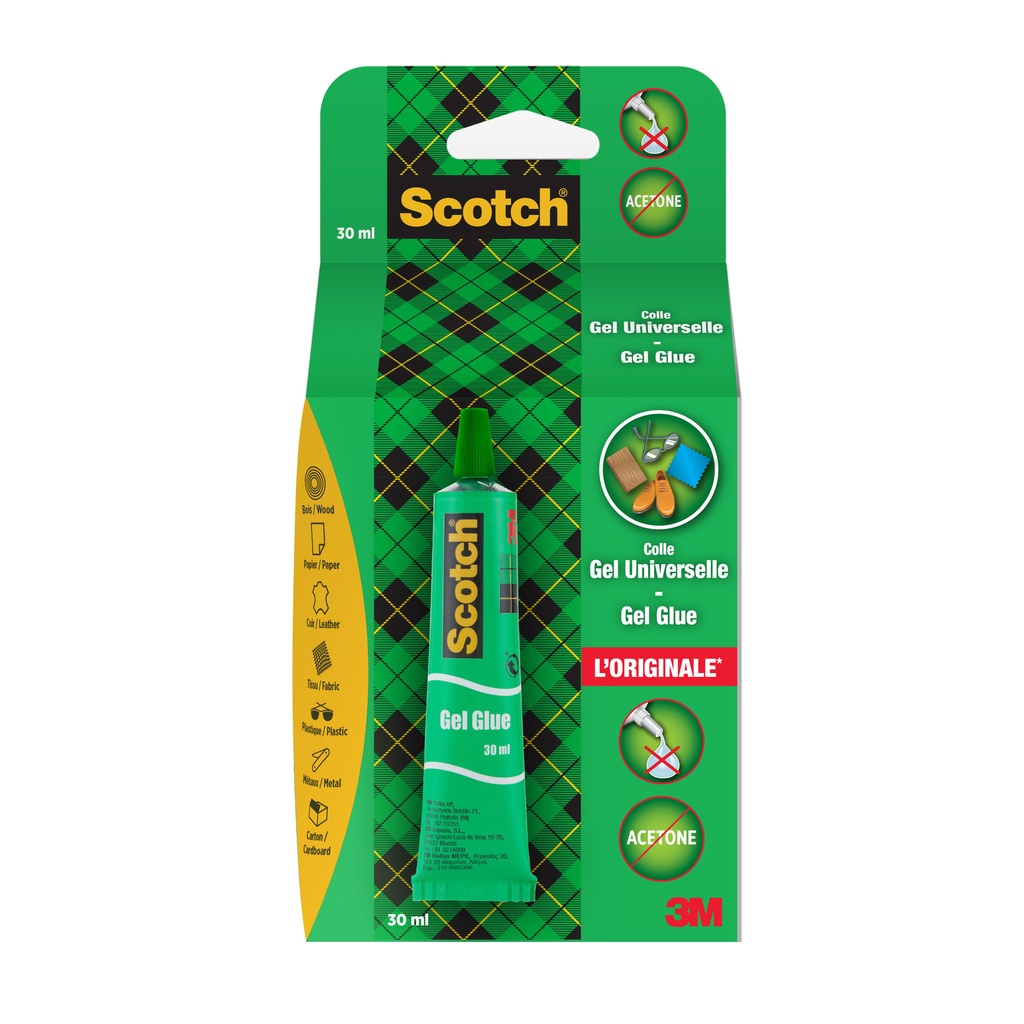 [1407598] Lijm Scotch gel 30ml