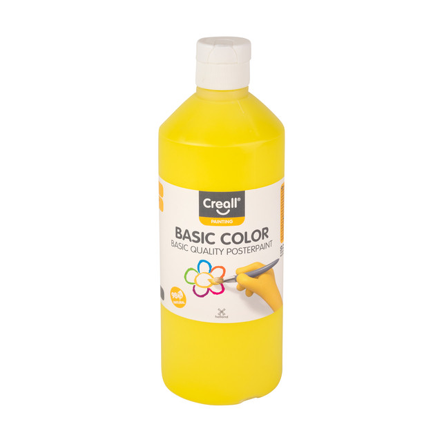 [142285] Plakkaatverf Creall basic geel 500ml