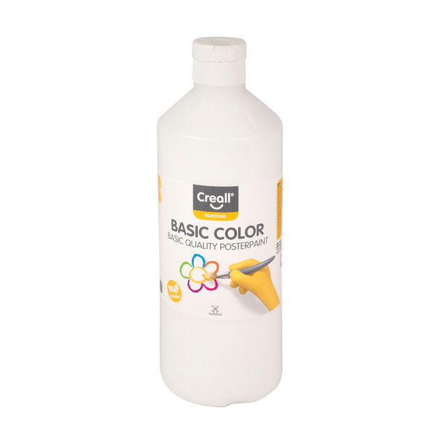 [142292] Plakkaatverf Creall basic wit 500ml