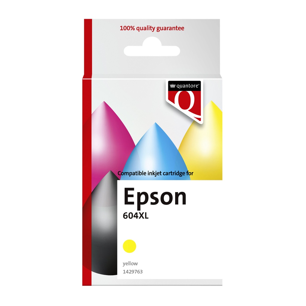 [1429763] Inktcartridge Quantore Epson 604XL T10H44 geel