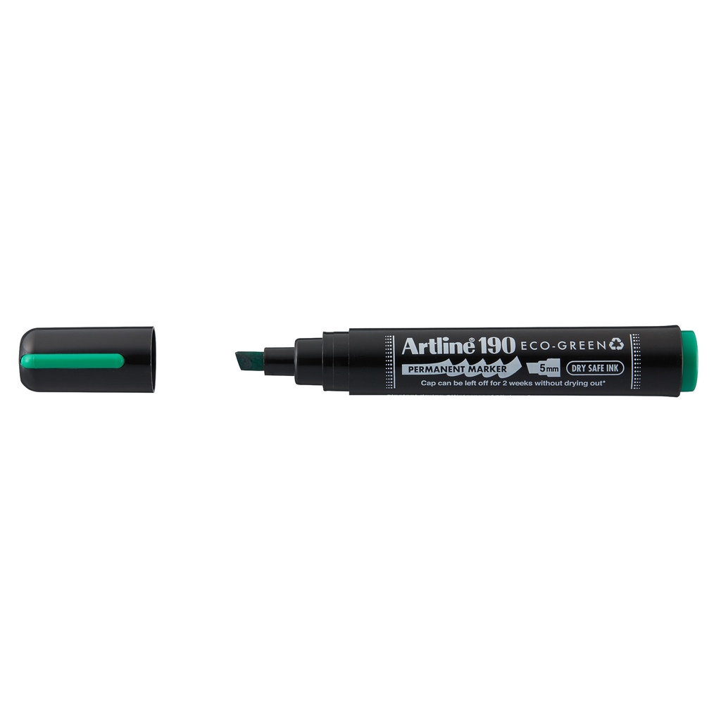 [1438844] Permanent marker Artline 190 Eco schuin 2-5mm gn