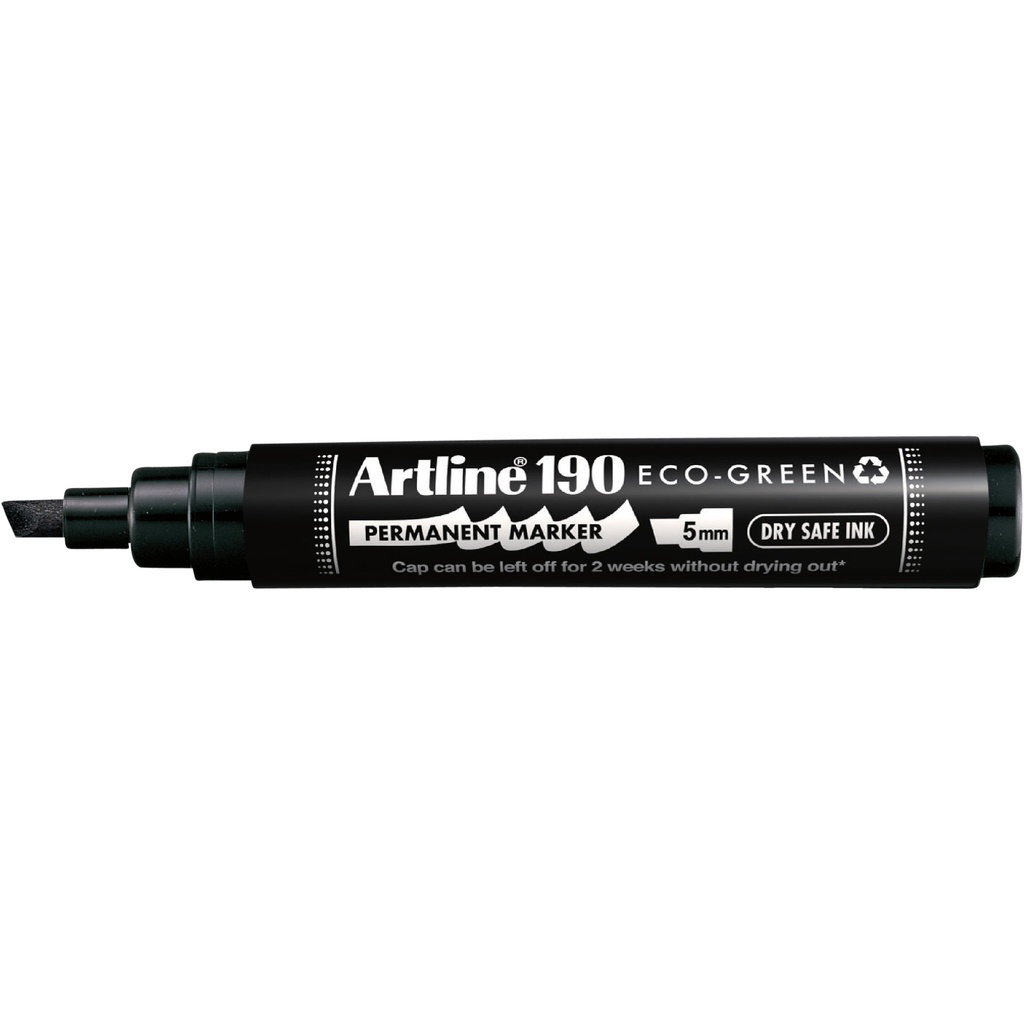 [1438851] Permanent marker Artline 190  Eco schuin 2-5mm zw