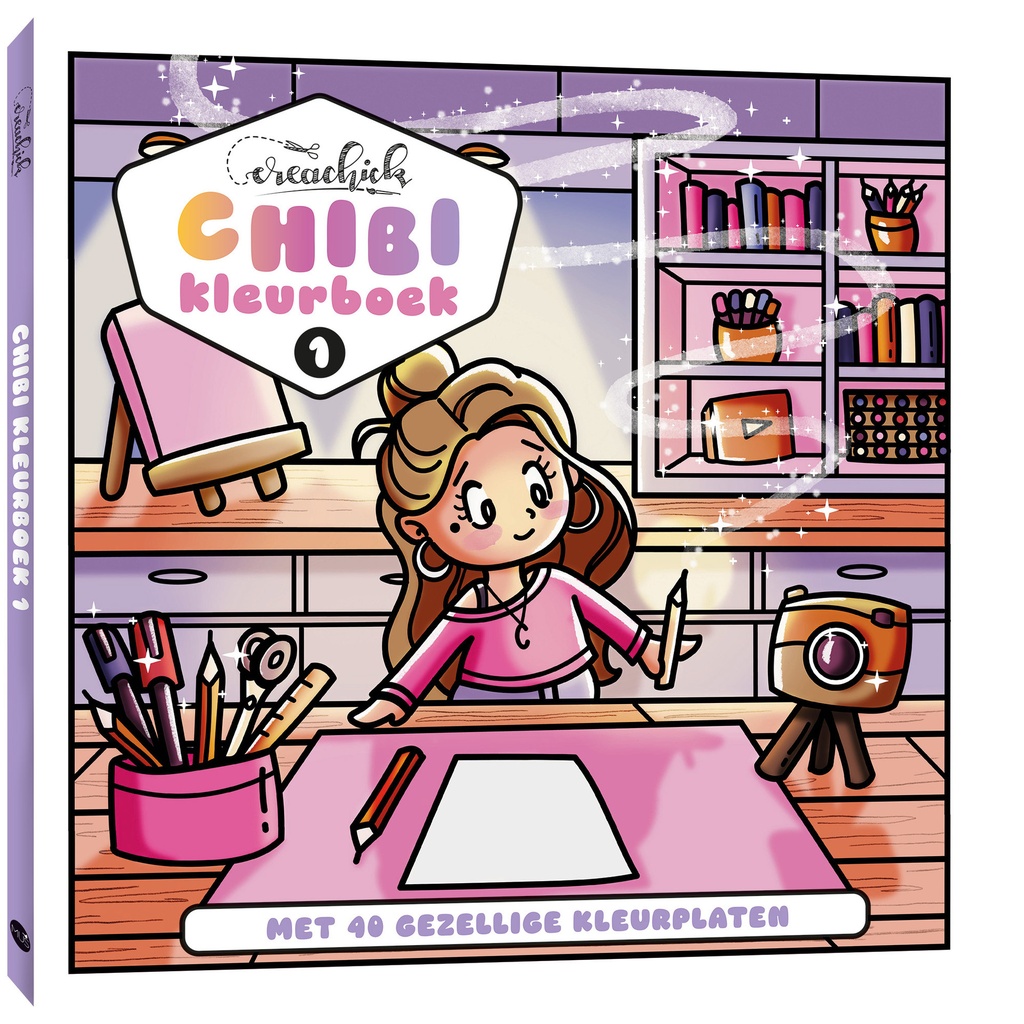 [1465942] Kleurboek CreaChick Chibi