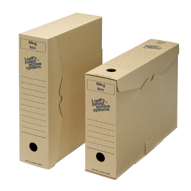 Archiefdoos Loeff filing box 3003 345x250x80mm krt