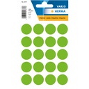 Etiket HERMA 1875 rond 19mm groen 100st