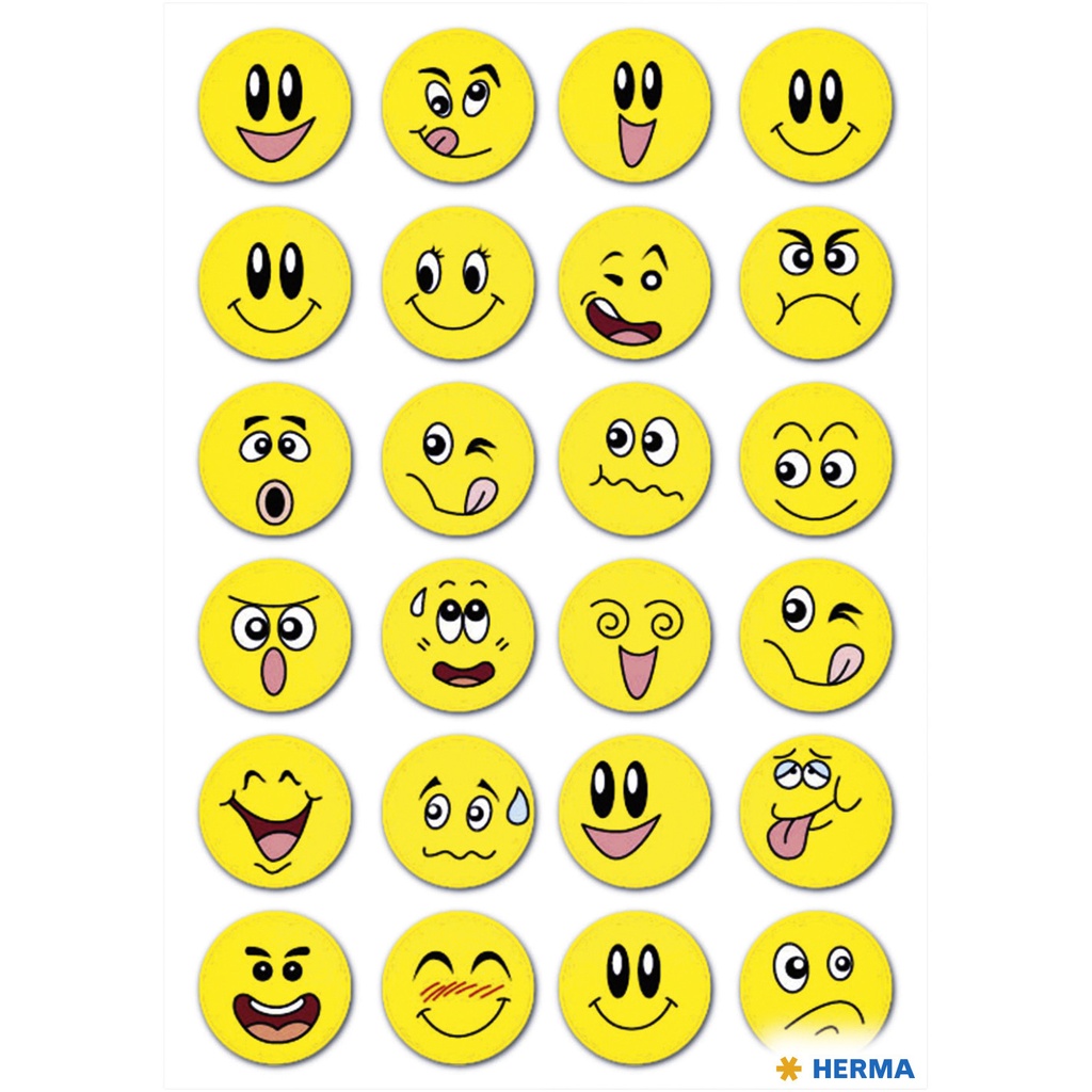 [818136] Etiket HERMA 3657 smiley met wiebeleffect