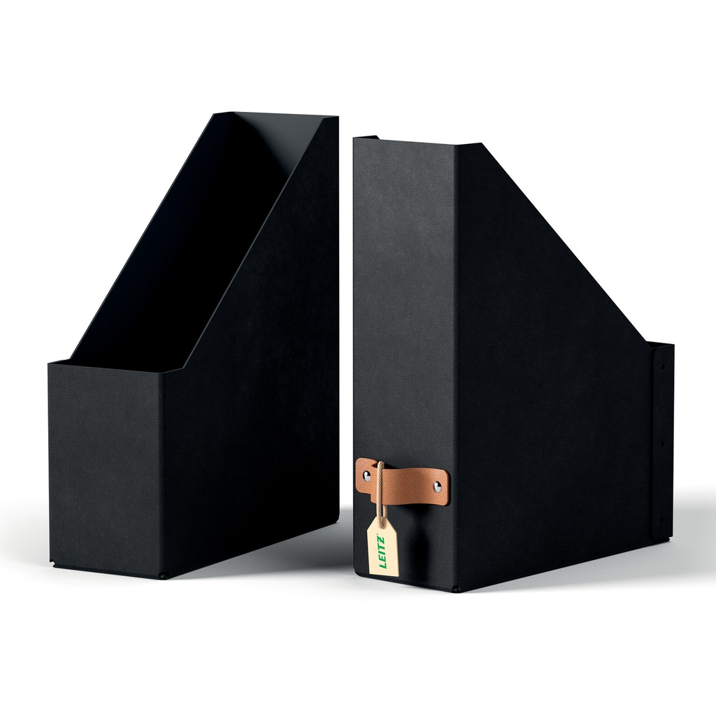 [24710095] Tijdschriftencassette Leitz Puro set van 2 zwart