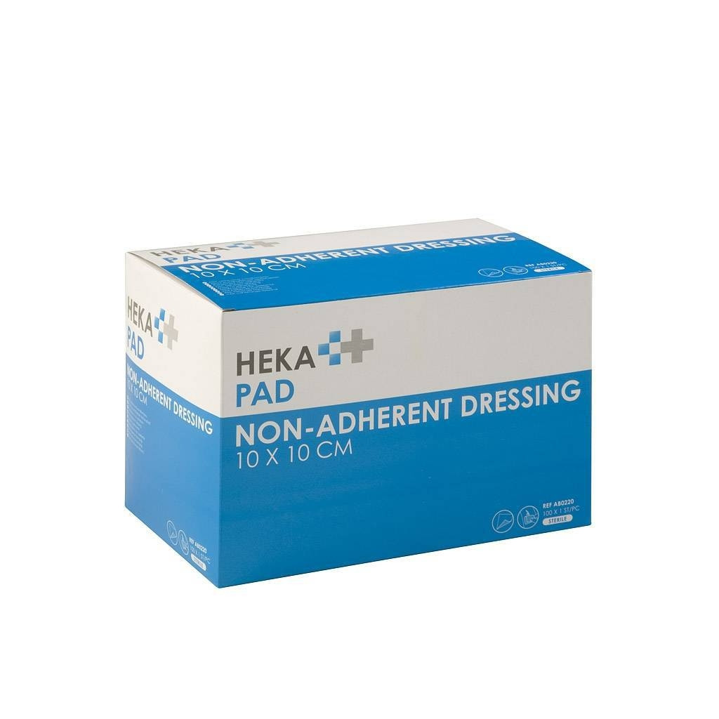 [AB0220] Wondkompres Hekapad niet-verklevend 10x10 steriel