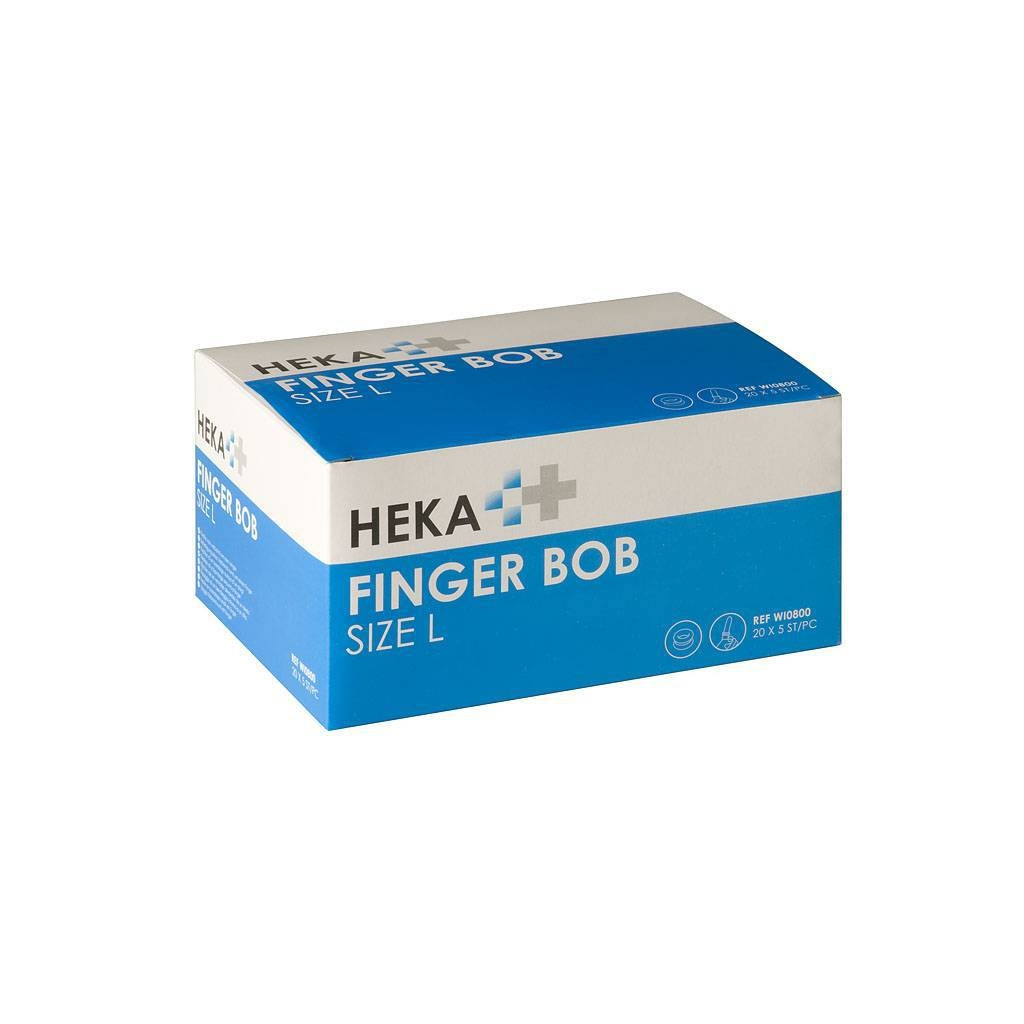 [WI0800] Vingerbob Heka vingerverband blauw
