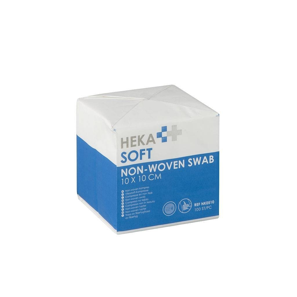 [NK0510] Nw kompres Hekasoft 10x10cm niet steriel