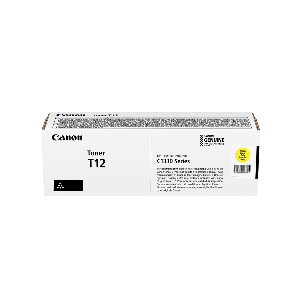 [5095C006] Tonercartridge Canon T12 geel