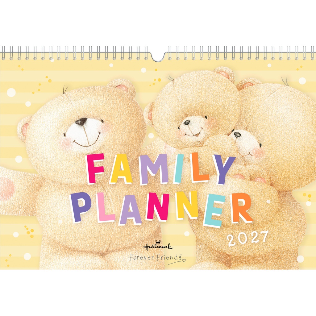 [30214330] Familiekalender 2027 Forever Friends A4