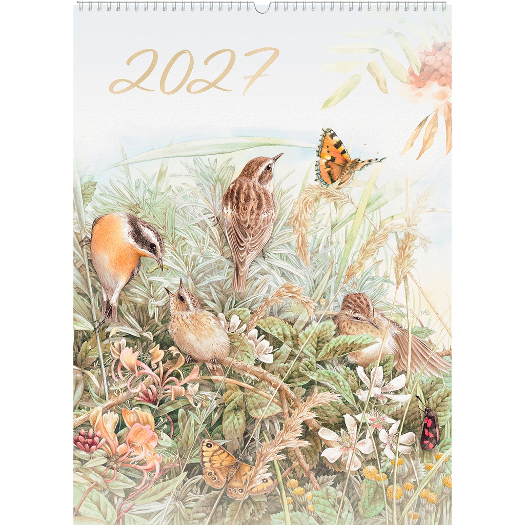 Maandkalender 2027 Marjolein Bastin 400x550mm nl