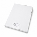 Etiket Rillprint gerecycled 210x148mm wit 100st