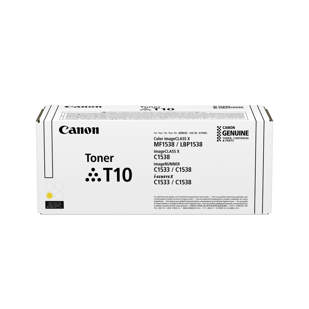 [4563C001] Tonercartridge Canon T10 geel