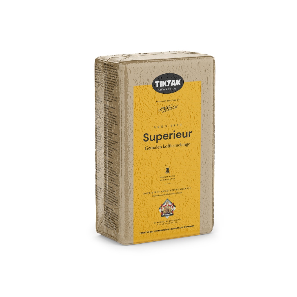 [12062] Koffie Tiktak superieur snelfiltermaling 1000 gr