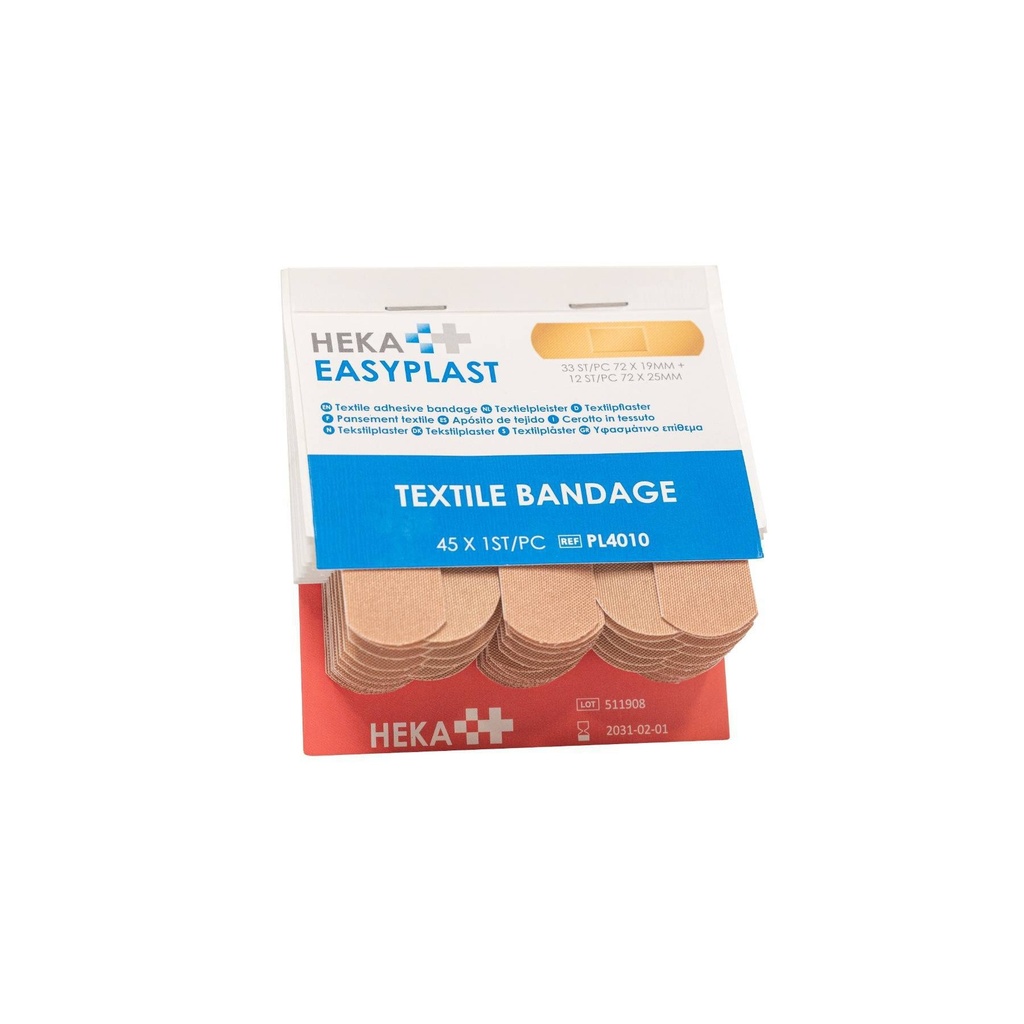 [PL4010] Pleister Heka Easyplast textiel navulling