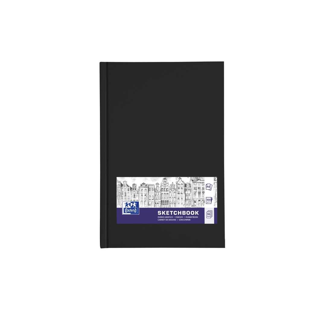 Dummyboek Oxford A6 96 vel zwart (100 g/m²)
