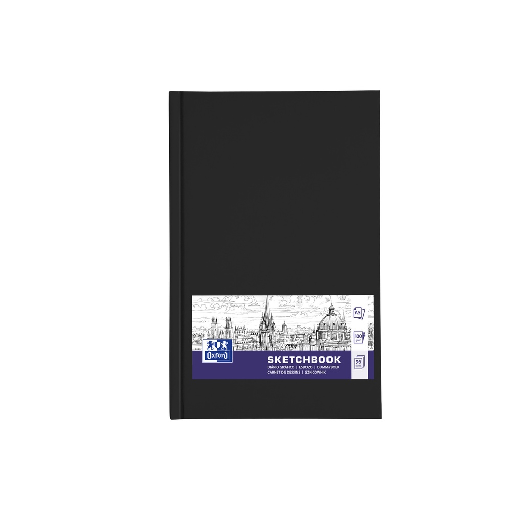 Dummyboek Oxford A5 96 vel zwart (100 g/m²)