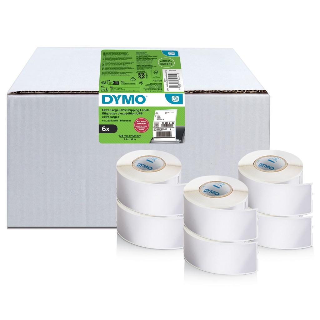 [2238107] Etiket Dymo LabelWriter 5XL verzend 104x159 6st