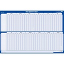 Projectplanner 2027 LM 90x60cm hor gelamineerd