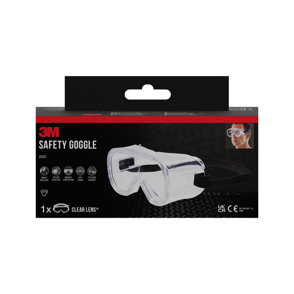 [7100331529] Ruimzichtbril 3M classic 4800 heldere lens