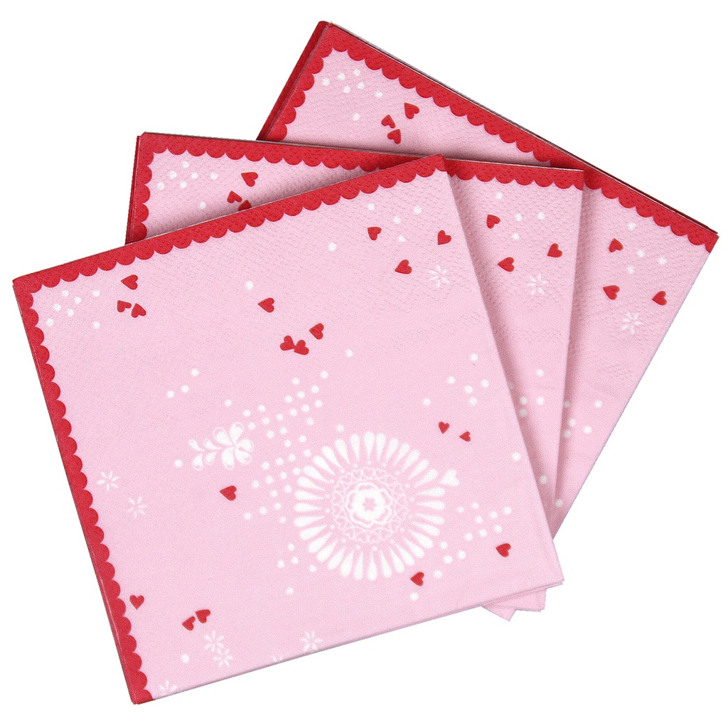 [439360] Servet Haza  prinses 25cm 20 stuks
