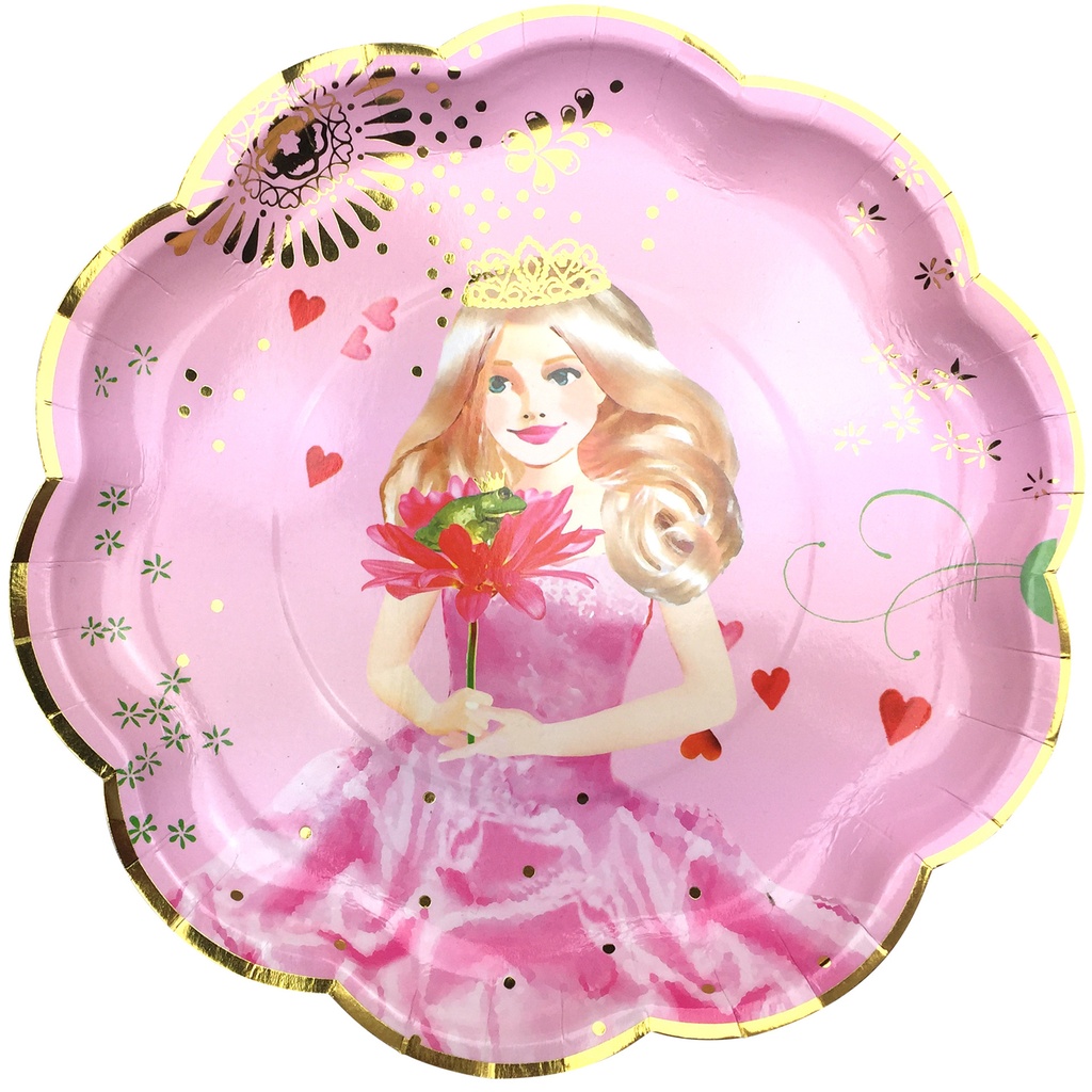 [439350] Bord Haza prinses 23cm 8 stuks