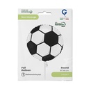Folieballon voetbal 45cm