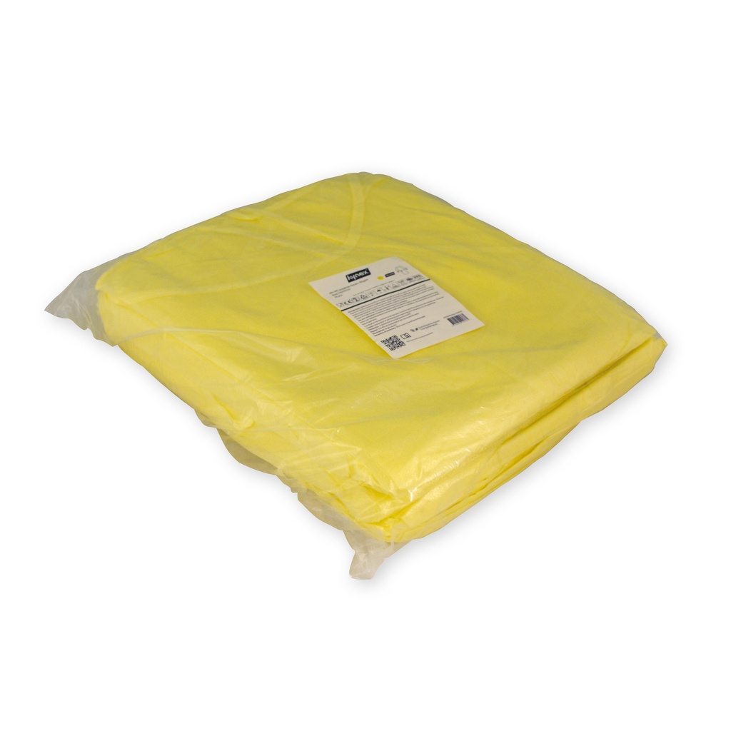 [1700013] Isolatiejas Hynex 115x137cm PP+PE geel 10 stuks