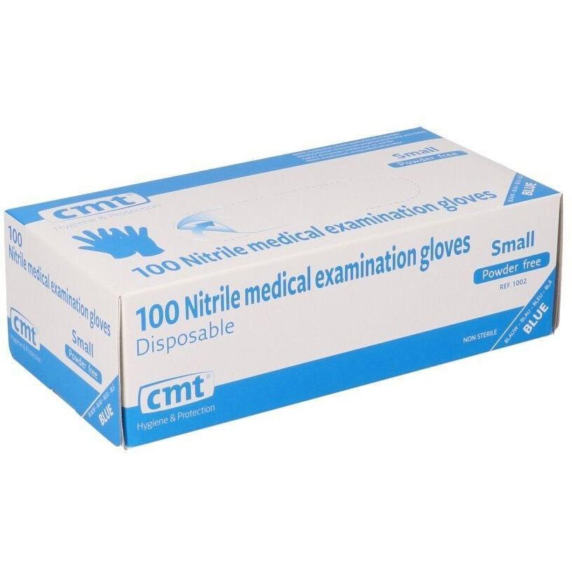 [3032] Handschoen CMT S soft nitril blauw 100 stuks